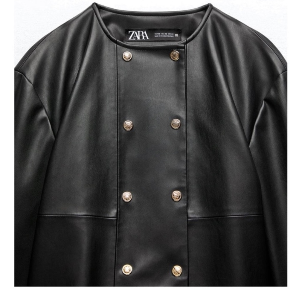 NEW ZARA LEATHER JACKET